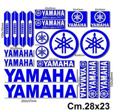 BLU/SILVER Adesivi 20 YAMAHA