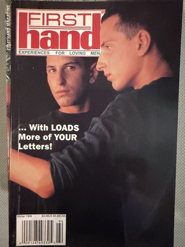 First hand gay paperback book - hand,