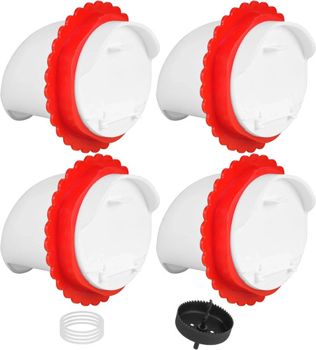 4pcs porta mangiatoia per - porta,