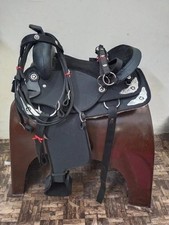 Sella nera sintetica western - sella,