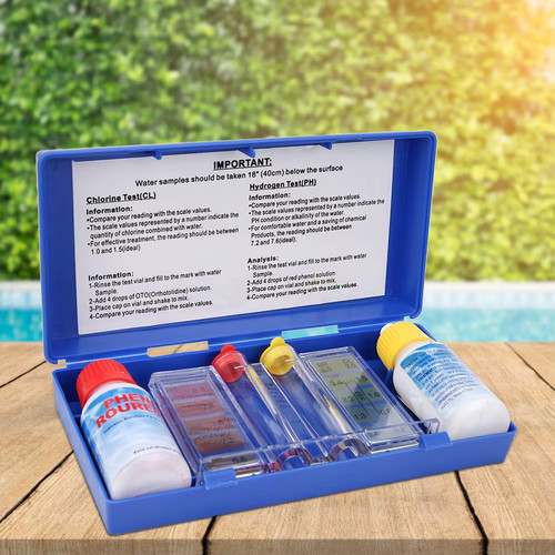 Kit test cloro piscina - cloro,