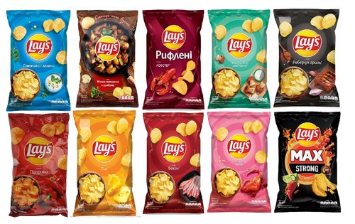 Gusti diversi lay s - 10, lay's