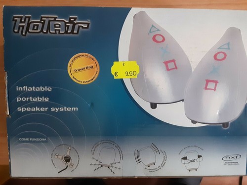 Infatable portable speaker