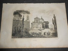 1836 INCISIONE A BULINO LORETO