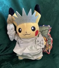 Pokemon Center Nintendo PIKACHU Peluche Statua della Libertà Edizione NY NYC New York
