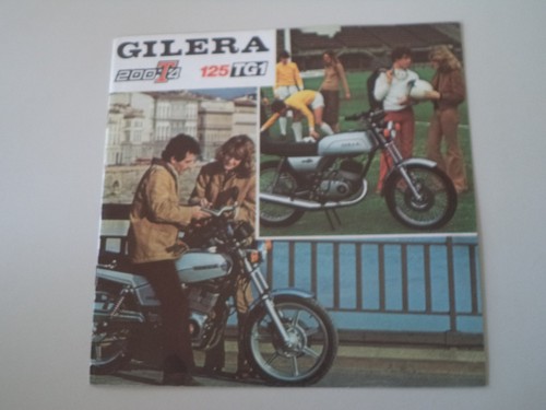 Depliant brochure moto gilera - depliant,