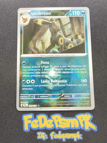 Carta pokémon umbreon 059 - carta,