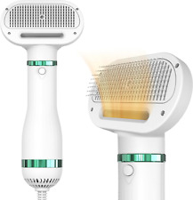 Asciugatore per Cani 2 in 1 Con Cardatore Autopulente | Phon Silenzioso per Cani