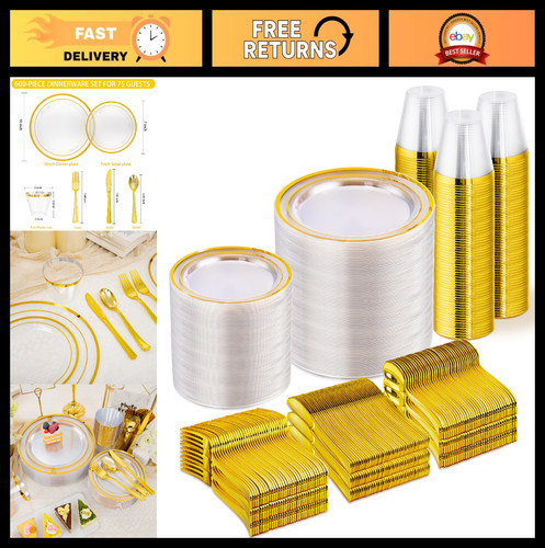 Set stoviglie monouso - set, 600