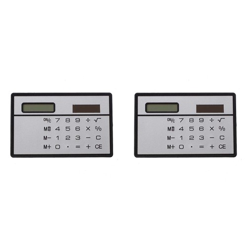 Calcolatrice solare carta - 2x,