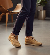 Hogan Interactive Laced - Pelle Biscotto - Uomo/Donna - Tg. 8.5 Ottime Condizion