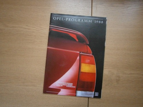 Programma opel 1988 grande - programma,