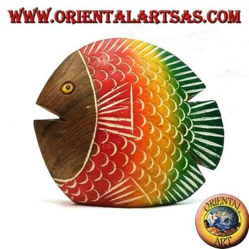 Scultura del pesce piatto