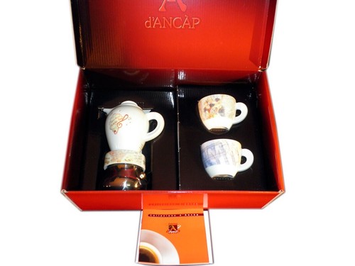 Set caffe porcellana ancap - set, caffe'