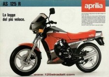 APRILIA ADESIVI ORIGINALI GENUINE DECAL AS 125 R