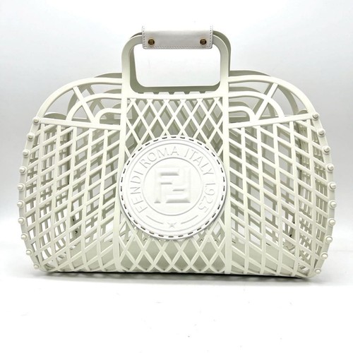 Fendi bianco plastica cestino - bianco,