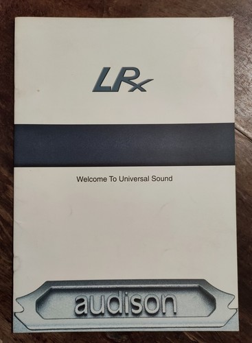 Depliant audison lrx - depliant,