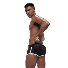 Boxer Uomo Imbottito Slip, Butt Lifting & Enhancement Intimo con Tessuto a Rete