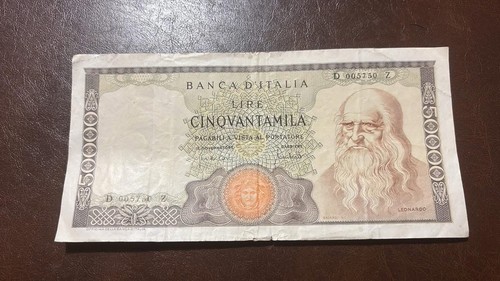 Banconota 50000 lire - banconota,