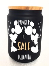 2 barattoli neri da cucina