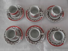 CAFFE' - 6 TAZZINE - ESPRESSO - c/ piatto 