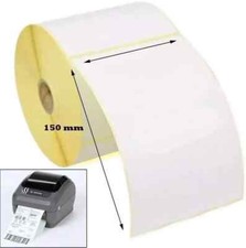 3 ROTOLI  900 ETICHETTE ADESIVE 100x150 FORO 40 MM TERMICHE FINLOGIC