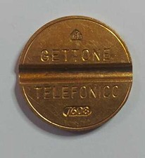 Gettone telefonico con - con, segno