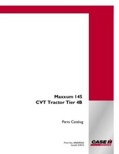 CASE IH MAXXUM 145 CVT TRACTOR