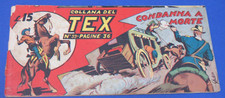 TEX a striscia 1 prima serie n. 39 CONDANNA A MORTE Audace 1949 originale !!