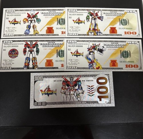 Set banconote voltron placcate - set,