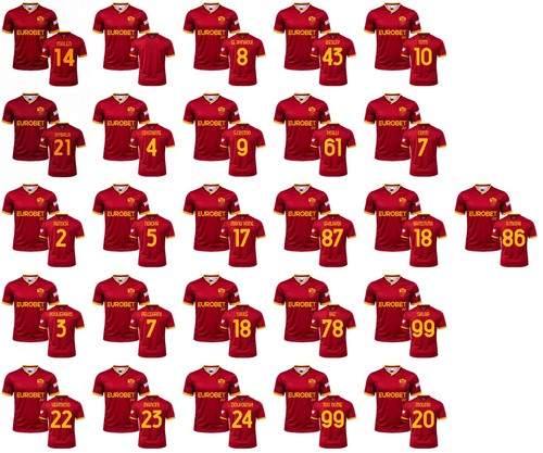 Maglia roma home - roma, 2027