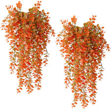 2 PCS Piante Finte Da Interno Cadenti, Pianta Finta Cadente Decorazioni Autunnal