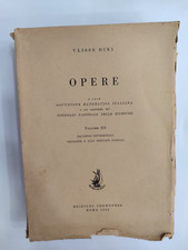 Ulisse Dini - Opere - ed