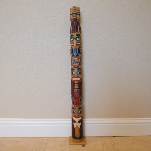 Totem vintage intagliato e - totem, 36"