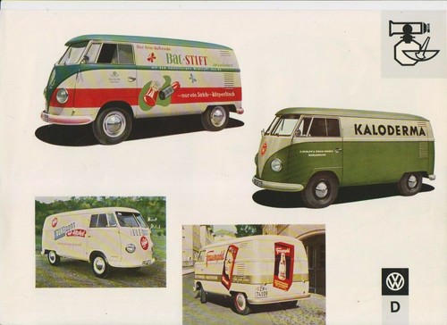 Depliant volkswagen t1 - depliant,