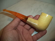 PIPA PIPE MASTRO CASCIA FREE HAND ORANGE WOOD  MADE IN SICILY 1356 NEW ARANCIO.