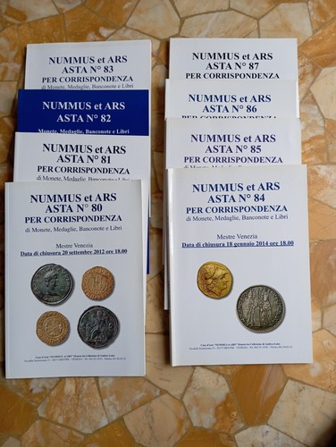 Cataloghi asta numismatica - cataloghi, d'asta