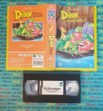 VHS film DINK IL PICCOLO DINOSAURO 7 girotondo preistorico 1994 RCS (F39) no dvd