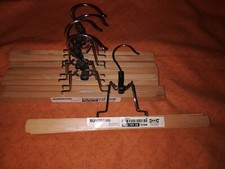 Stampelle per Pantaloni in Legno, Naturale, Confezione Da 5 grucce, come nuove