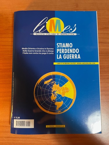 Limes 2024 rivista italiana - limes, 1/2024