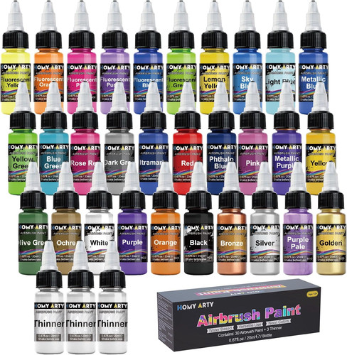 Colori per aerografo 30 - colori, aerografo,