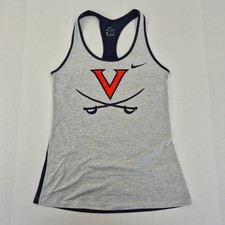 NIKE Dri-Fit Canotta Piccola Grigio Donna Poliestere Athletic Activewear Virgina