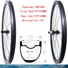 Set ruote bici 29er 28X28mm