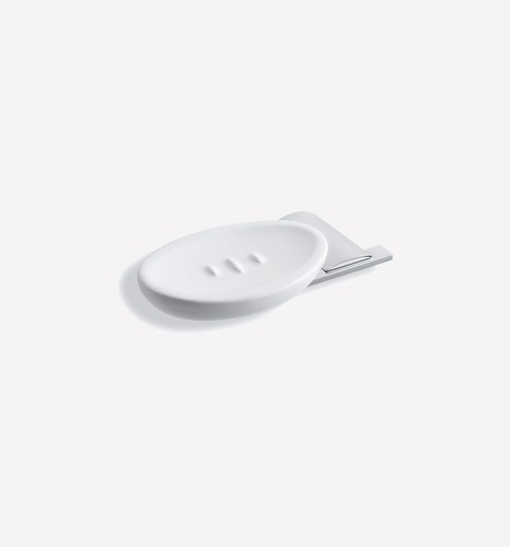 Porta sapone bianco parete - bianco, a