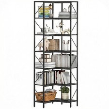 HOMCOM Libreria Angolare 7