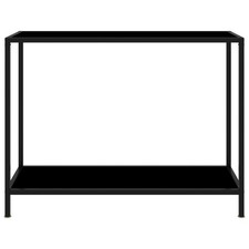 Tavolo Consolle Nero 100x35x75