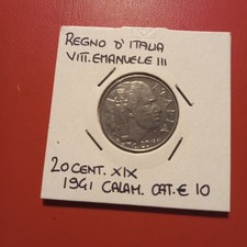 Regno d'italia moneta 20 Cent 1941 Calamitabile