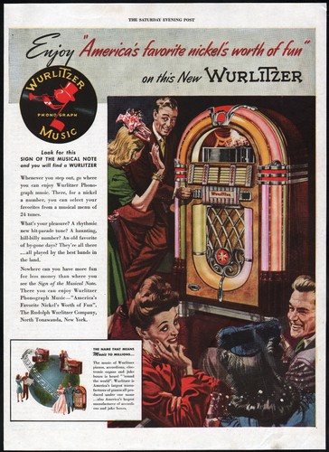 1946 wurlitzer model 1015 - 1946,