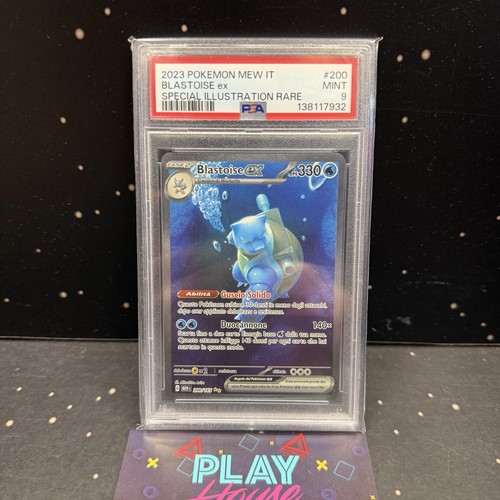Blastoise 151 ita psa 9 - blastoise,