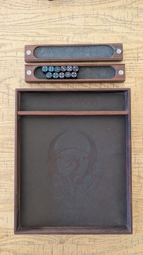 Vassoio dadi wyrmwood - vassoio,